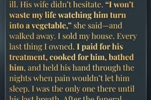 The Secret My Son Left Behind After His Wife Abandoned Him..