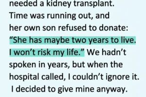 My Stepmother’s Son Refused to Save Her — So I