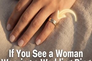 If You See a Woman Wearing a Wedding Ring On Her Pinky, Here’s What It Means 👇👇
