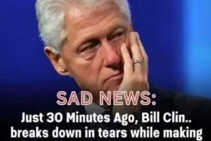 Bill Clinton Delivers Heart-Wrenching Announcement in Public Address