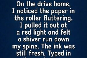 The Message Inside the Old Typewriter..