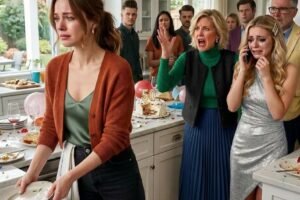 My parents forced me to cook and clean all weekend for my sister’s party with 50 guests.