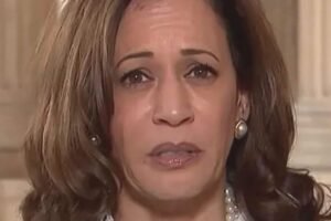 Kamala Harris, with tears in her eyes, makes a sad announcement