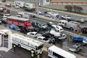 Unfortunately, massive accident leaves more than 65 people without life.