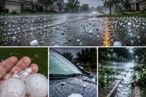 Strong Hailstorm Leaves S-town Dealing With Damage and Recovery Efforts