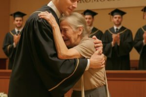 They Mocked Me for Being the Garbage Mans Son, But at Graduation, I Grabbed the Mic and Said One Line That Made the Entire Hall Burst Into Tears