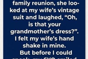 The Child Who Defended Her Mother at the Family Table..