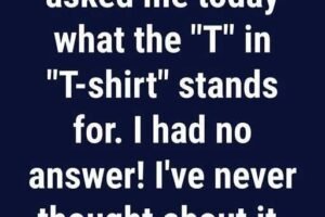 Why Do We Call Them T-shirts?
