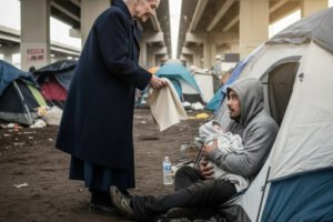 I Found My Grandson Living Under a Bridge With His Baby — He Thought I Was Gone Until the Truth About His Father Changed Everything