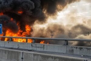 BREAKING NEWS Just hours ago, a tremendous fire broke out in