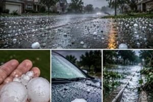 Strong Hailstorm Leaves S-town Dealing W