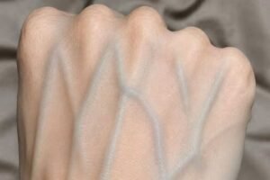 If your veins are visible in your hand, it is a signal