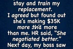 They Paid My Replacement K More—Then Asked Me to Save the Situation….