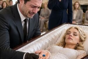 I kissed my wife’s cold forehead inside the coffin… and when I opened her closed hand, I found a navy blue button ripped off. I recognized it instantly: it was from my brother Rodrigo’s jacket.