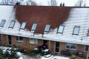 Strange goings-on at neighbor’s roof spark reports from Dutch village residents
