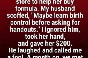 The Stranger in the Grocery Aisle: How a Split-Second Choice Changed Two Lives Forever