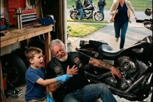 Silent Little Boy Discovers Heartbreaking Secret Inside An Old Leather Vest