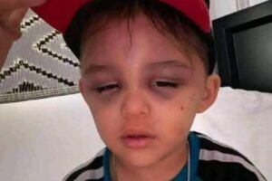A 3-year-old boy was found 1 hour ago by his stepfather… See more