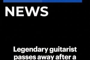 Iconic Musician Passes Away, Leaving a Lasting Legacy