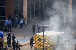 GUNFIRE ERUPTS AT MAJOR HOSPITAL AS STAFF AND PATIENTS FLEE FOR THEIR LIVES