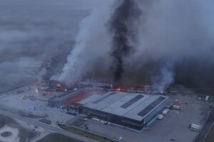A few hours ago a big fire broke out in M… See more