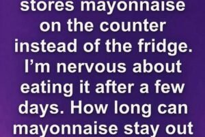Mayonnaise Safety: How Proper Handling Can Help Prevent Foodborne Illness