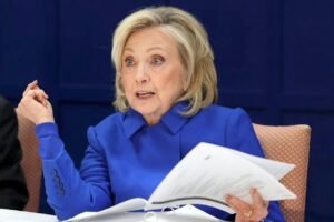 Hillary Clinton Warns Trump Officials That Accountability Is Coming