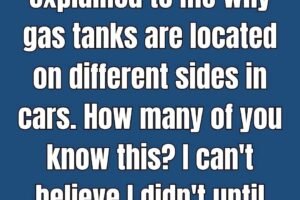 Why are Gas Tanks Located on Different Sides in Various Cars?