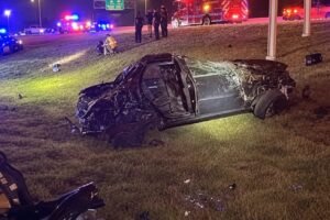A serious accident occurred a few minutes ago on the Sa