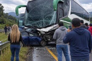 BREAKING NEWS : Serious INCIDENT between bus and… See more